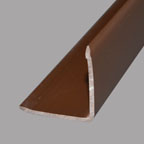 Ángulo-marrón pvc